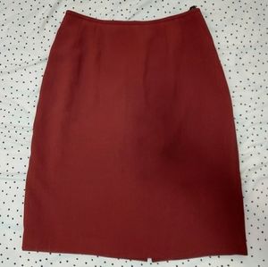 Pencil Skirt Red